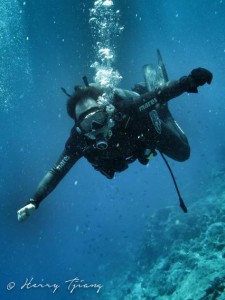 floating diving