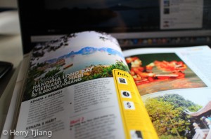 My Trip magazine, foto komodo island dan Hongkong