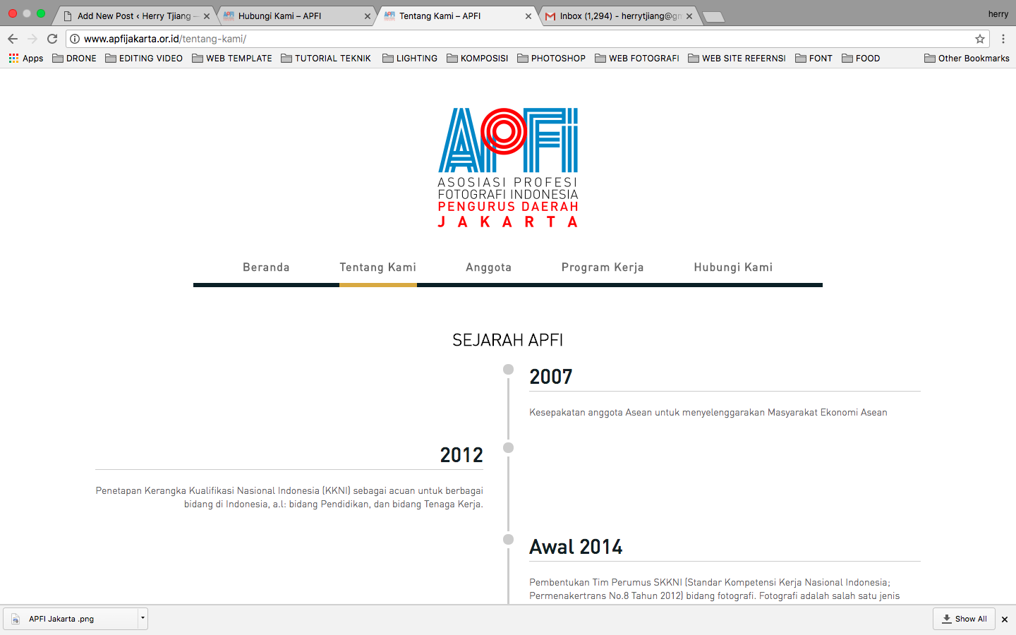 web site apfi Jakarta